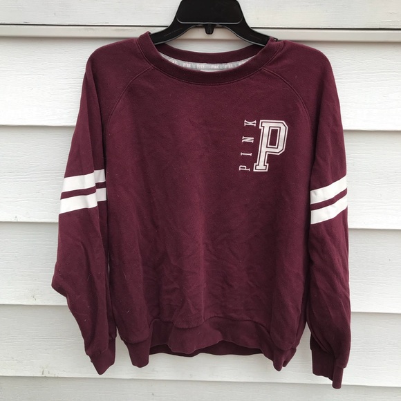 RARE Maroon VS Crewneck Sweatshirt - Picture 1 of 2